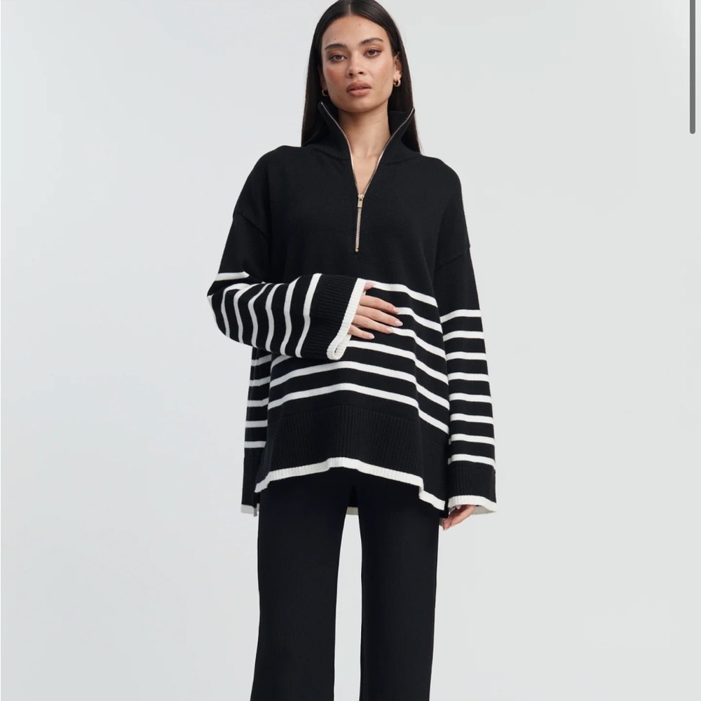 Legoe Heritage | maternity Sadie striped sweater jumper | M/L - Picture 3 of 13